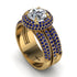 Diamond Halo Luxury Pave Engagement Ring - Sierra No. 61 image 3