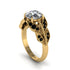 Diamond Majestic Leaf Gold Engagement Ring - Makenna No. 31