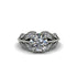 Diamond Majestic Leaf Gold Engagement Ring - Makenna No. 3