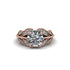 Diamond Majestic Leaf Gold Engagement Ring - Makenna No. 2 image 9