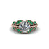 Diamond Majestic Leaf Gold Engagement Ring - Makenna No. 17
