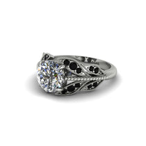 Diamond Majestic Leaf Gold Engagement Ring - Makenna No. 33 image 1
