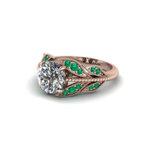 Diamond Majestic Leaf Gold Engagement Ring - Makenna No. 17 image 1