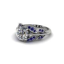 Diamond Majestic Leaf Gold Engagement Ring - Makenna No. 63 image 1
