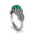 Emerald Majestic Leaf Gold Engagement Ring - Makenna No. 6 image 2