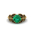 Emerald Majestic Leaf Gold Engagement Ring - Makenna No. 34 image 3