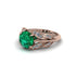 Emerald Majestic Leaf Gold Engagement Ring - Makenna No. 5 image 1