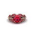 Ruby Majestic Leaf Gold Engagement Ring - Makenna No. 56 image 3