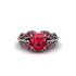 Ruby Majestic Leaf Gold Engagement Ring - Makenna No. 57