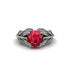 Ruby Majestic Leaf Gold Engagement Ring - Makenna No. 12 image 3