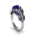 Sapphire Majestic Leaf Gold Engagement Ring - Makenna No. 75 image 2