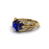 Sapphire Majestic Leaf Gold Engagement Ring - Makenna No. 13 image 1