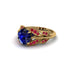Sapphire Majestic Leaf Gold Engagement Ring - Makenna No. 58