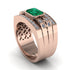 Emerald Majestic Splendor Men's Ring - Shiloh No. 5