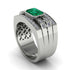 Emerald Majestic Splendor Men's Ring - Shiloh No. 6