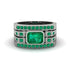 Emerald Majestic Splendor Men's Ring - Shiloh No. 21