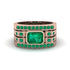 Emerald Majestic Splendor Men's Ring - Shiloh No. 20 image 1