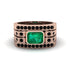 Emerald Majestic Splendor Men's Ring - Shiloh No. 35
