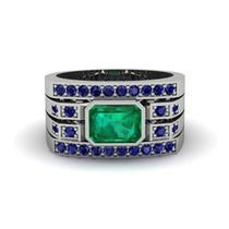 Emerald Majestic Splendor Men's Ring - Shiloh No. 66 image 1
