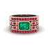 Emerald Majestic Splendor Men's Ring - Shiloh No. 50