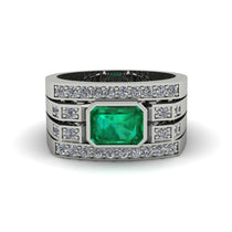 Emerald Majestic Splendor Men's Ring - Shiloh No. 6 image 1