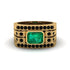 Emerald Majestic Splendor Men's Ring - Shiloh No. 34
