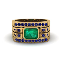 Emerald Majestic Splendor Men's Ring - Shiloh No. 64 image 1