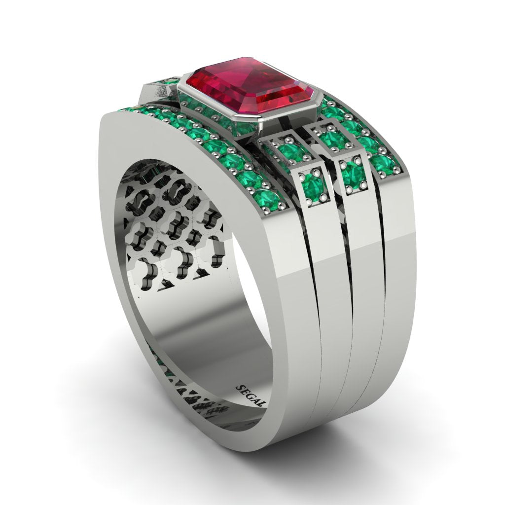 Ruby Majestic Splendor Men's Ring - Shiloh No. 27
