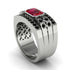 Ruby Majestic Splendor Men's Ring - Shiloh No. 42