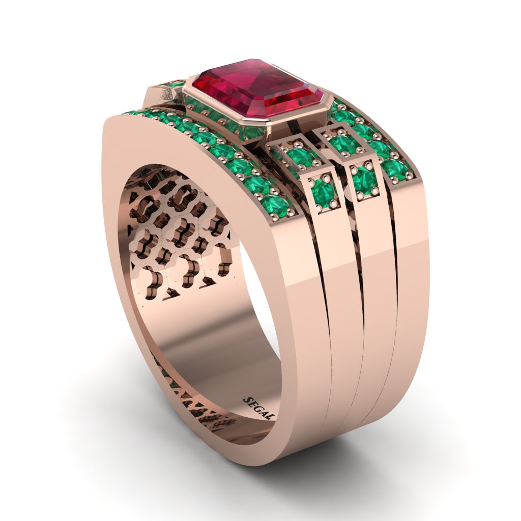 Ruby Majestic Splendor Men's Ring - Shiloh No. 26