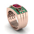Ruby Majestic Splendor Men's Ring - Shiloh No. 26