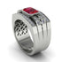 Ruby Majestic Splendor Men's Ring - Shiloh No. 12