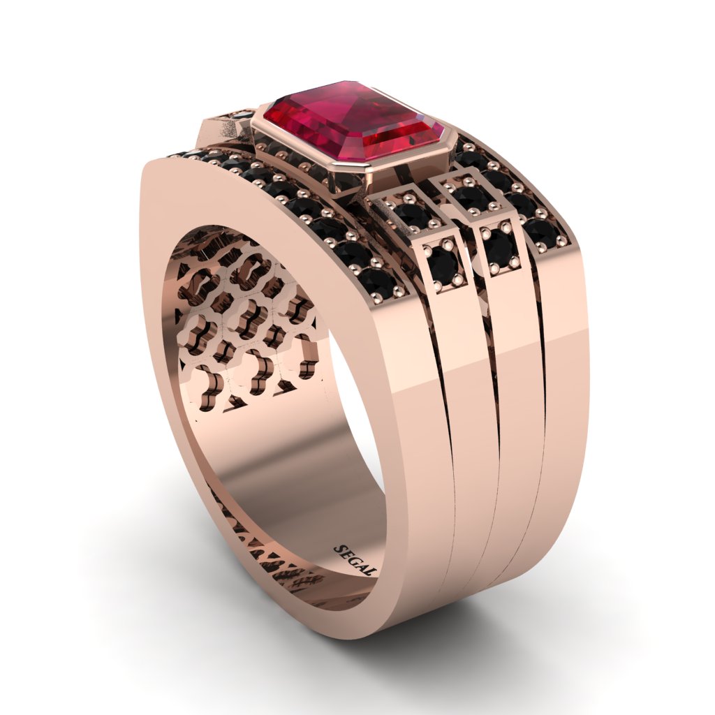 Ruby Majestic Splendor Men's Ring - Shiloh No. 41