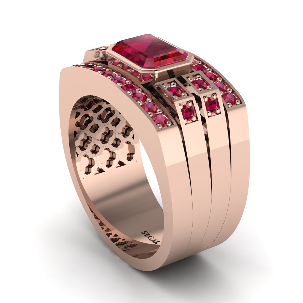 Ruby Majestic Splendor Men's Ring - Shiloh No. 56