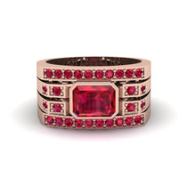 Ruby Majestic Splendor Men's Ring - Shiloh No. 56 image 1