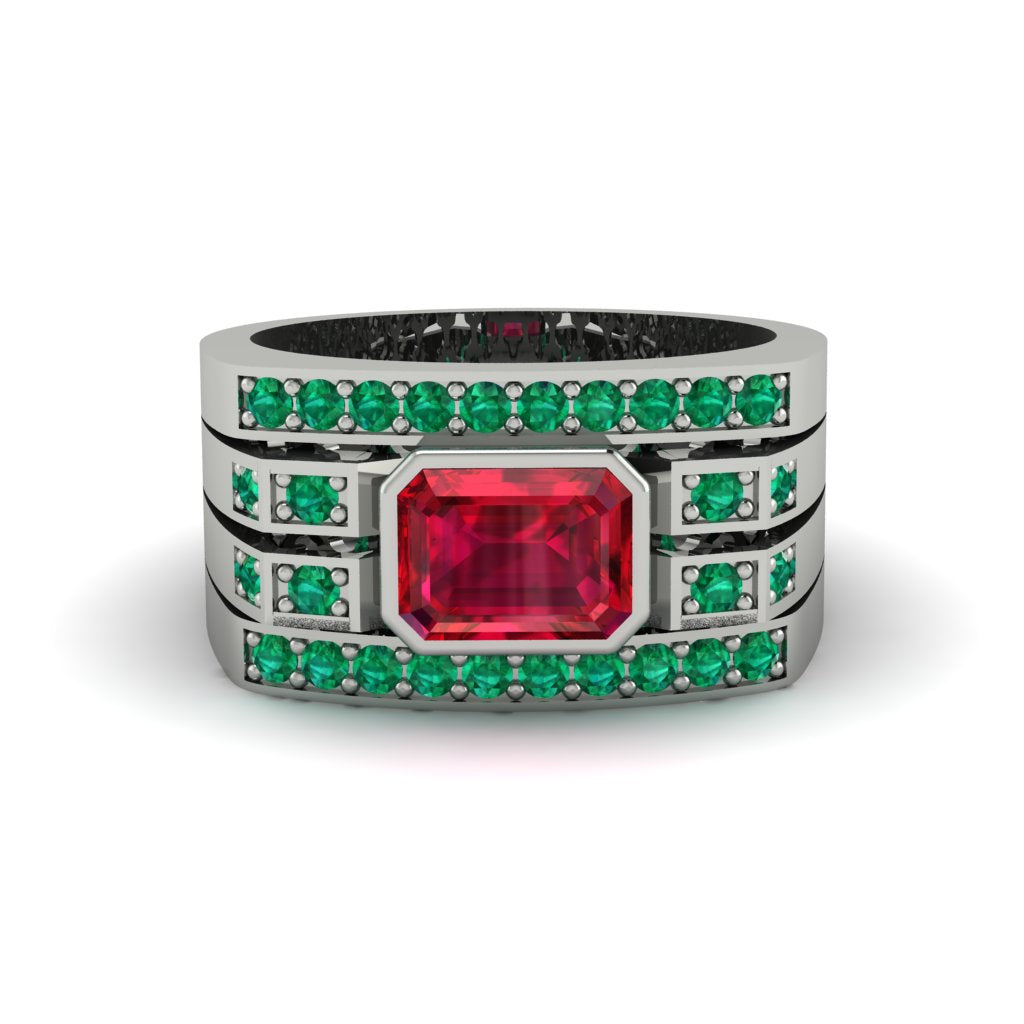 Ruby Majestic Splendor Men's Ring - Shiloh No. 27