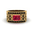 Ruby Majestic Splendor Men's Ring - Shiloh No. 40 image 1