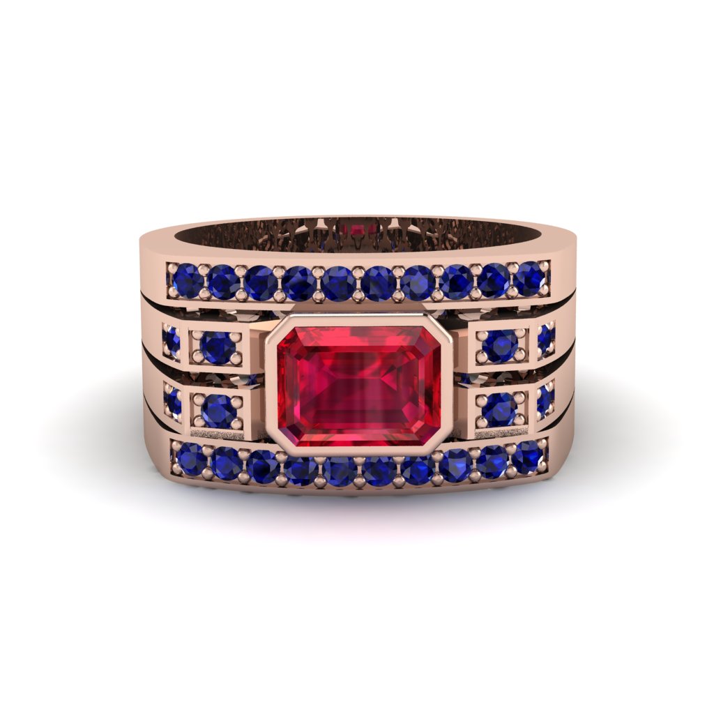Ruby Majestic Splendor Men's Ring - Shiloh No. 71