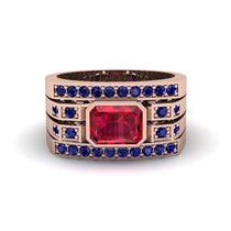 Ruby Majestic Splendor Men's Ring - Shiloh No. 71 image 1