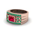 Ruby Majestic Splendor Men's Ring - Shiloh No. 26