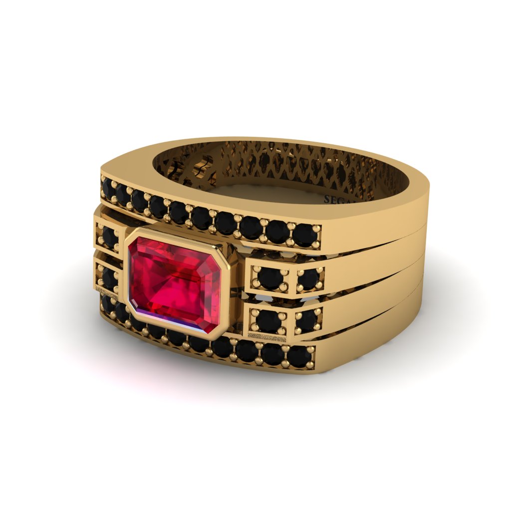 Ruby Majestic Splendor Men's Ring - Shiloh No. 40