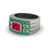 Ruby Majestic Splendor Men's Ring - Shiloh No. 27