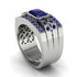 Sapphire Majestic Splendor Men's Ring - Shiloh No. 75 image 2