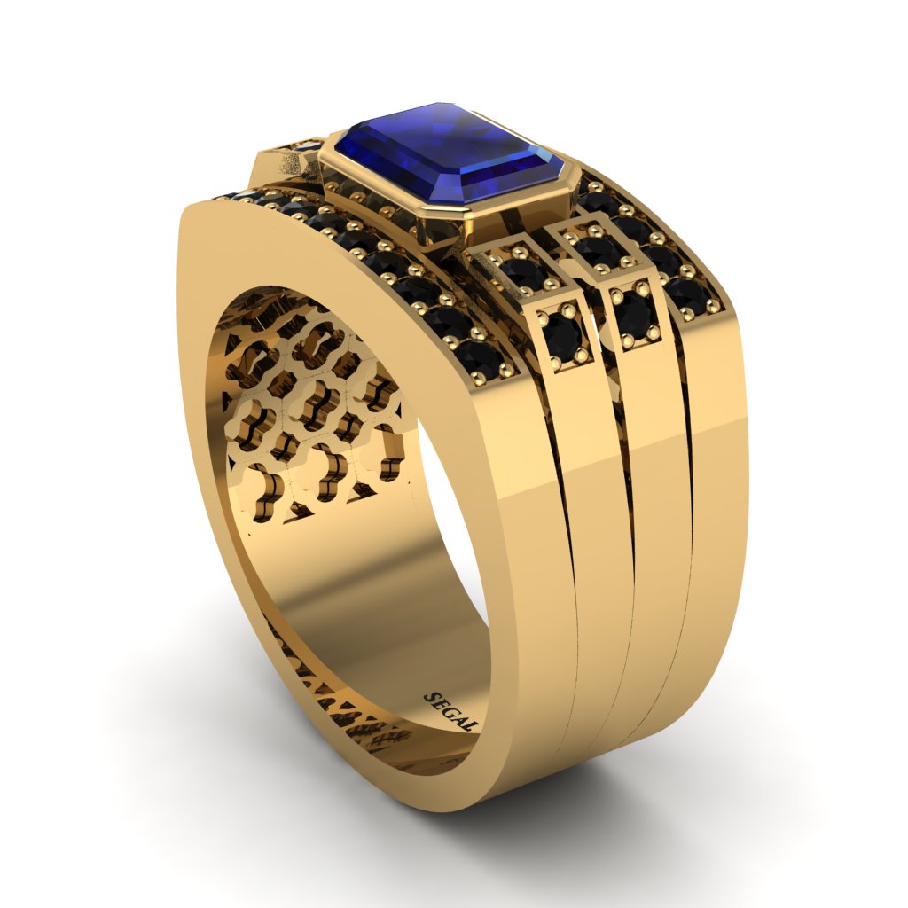 Sapphire Majestic Splendor Men's Ring - Shiloh No. 43