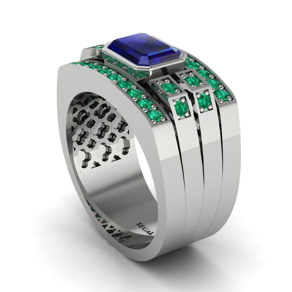 Sapphire Majestic Splendor Men's Ring - Shiloh No. 30