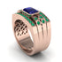 Sapphire Majestic Splendor Men's Ring - Shiloh No. 29