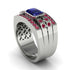 Sapphire Majestic Splendor Men's Ring - Shiloh No. 60