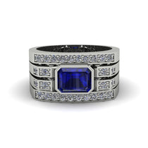 Sapphire Majestic Splendor Men's Ring - Shiloh No. 15 image 1