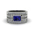 Sapphire Majestic Splendor Men's Ring - Shiloh No. 15