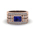 Sapphire Majestic Splendor Men's Ring - Shiloh No. 14